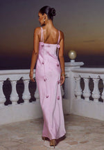 Load image into Gallery viewer, Lavena Floral Detail Maxi Dress - Petal
