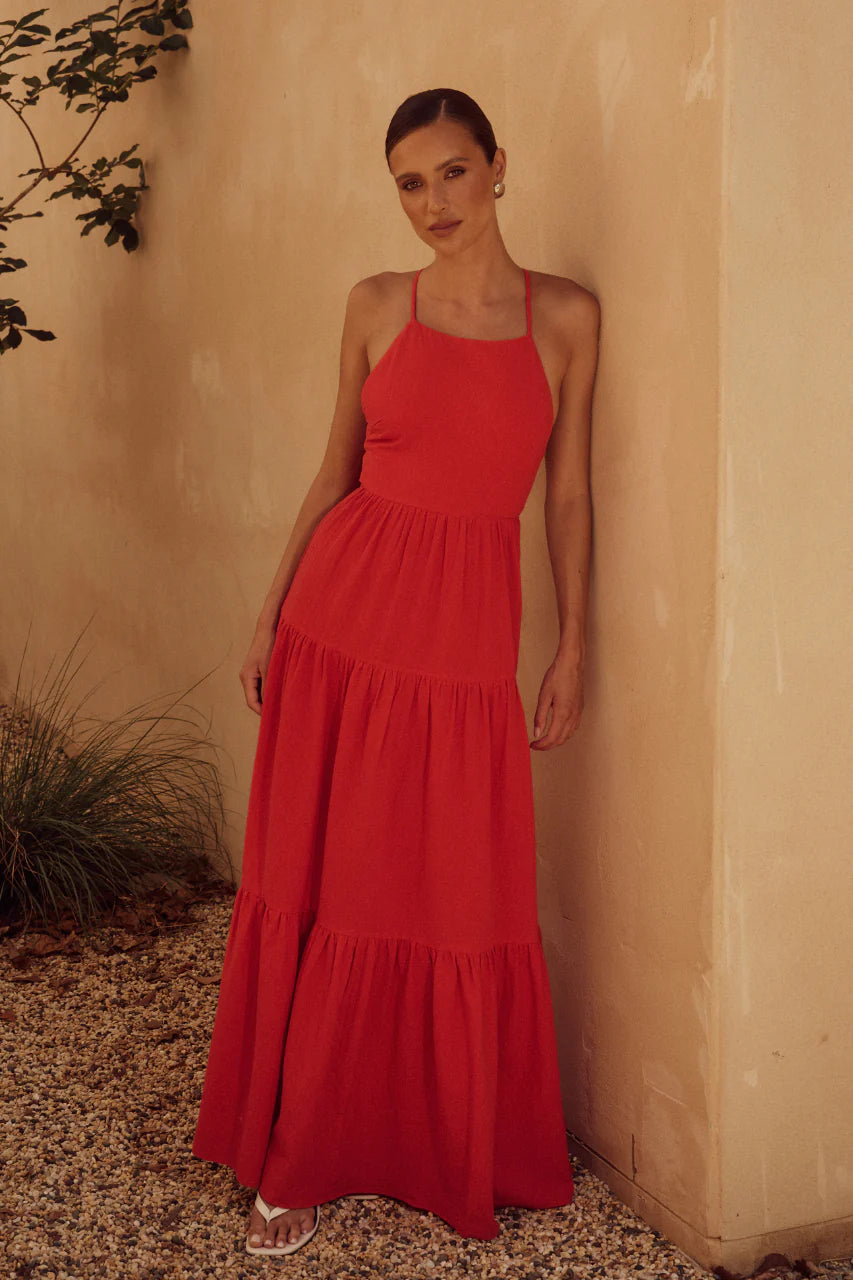 Remy Maxi Dress - Red