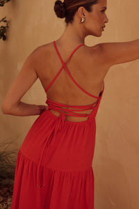 Remy Maxi Dress - Red