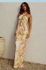 Load image into Gallery viewer, Victoria Bias Cut Maxi Skirt  - Tahiti Pink
