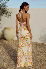 Load image into Gallery viewer, Victoria Bias Cut Maxi Skirt  - Tahiti Pink
