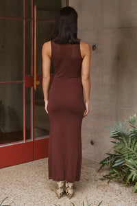 Costa Maxi Dress - Chocolate