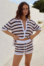 Load image into Gallery viewer, Liliana Knit Short  - Chocolate

