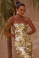 Load image into Gallery viewer, Gabourne Dress - Gold
