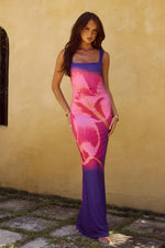 Load image into Gallery viewer, Makiko Maxi Dress - Casanova Print
