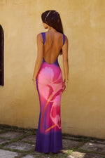 Load image into Gallery viewer, Makiko Maxi Dress - Casanova Print
