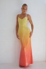 Load image into Gallery viewer, Niyah Maxi Dress - Mimosa Ombre
