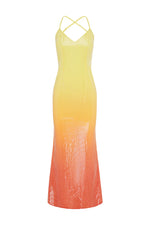 Load image into Gallery viewer, Niyah Maxi Dress - Mimosa Ombre
