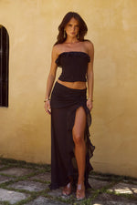 Load image into Gallery viewer, Javiya Maxi Skirt - Black
