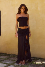 Load image into Gallery viewer, Javiya Maxi Skirt - Black
