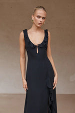 Load image into Gallery viewer, Inayah Maxi Dress - Black
