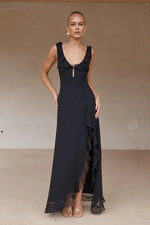 Load image into Gallery viewer, Inayah Maxi Dress - Black
