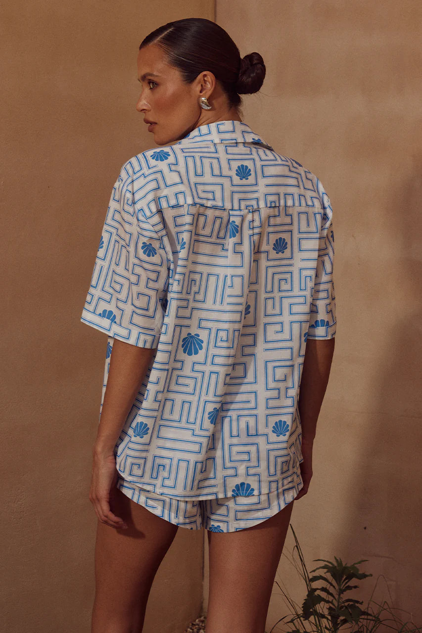 Arienzo Shirt - Blue/White