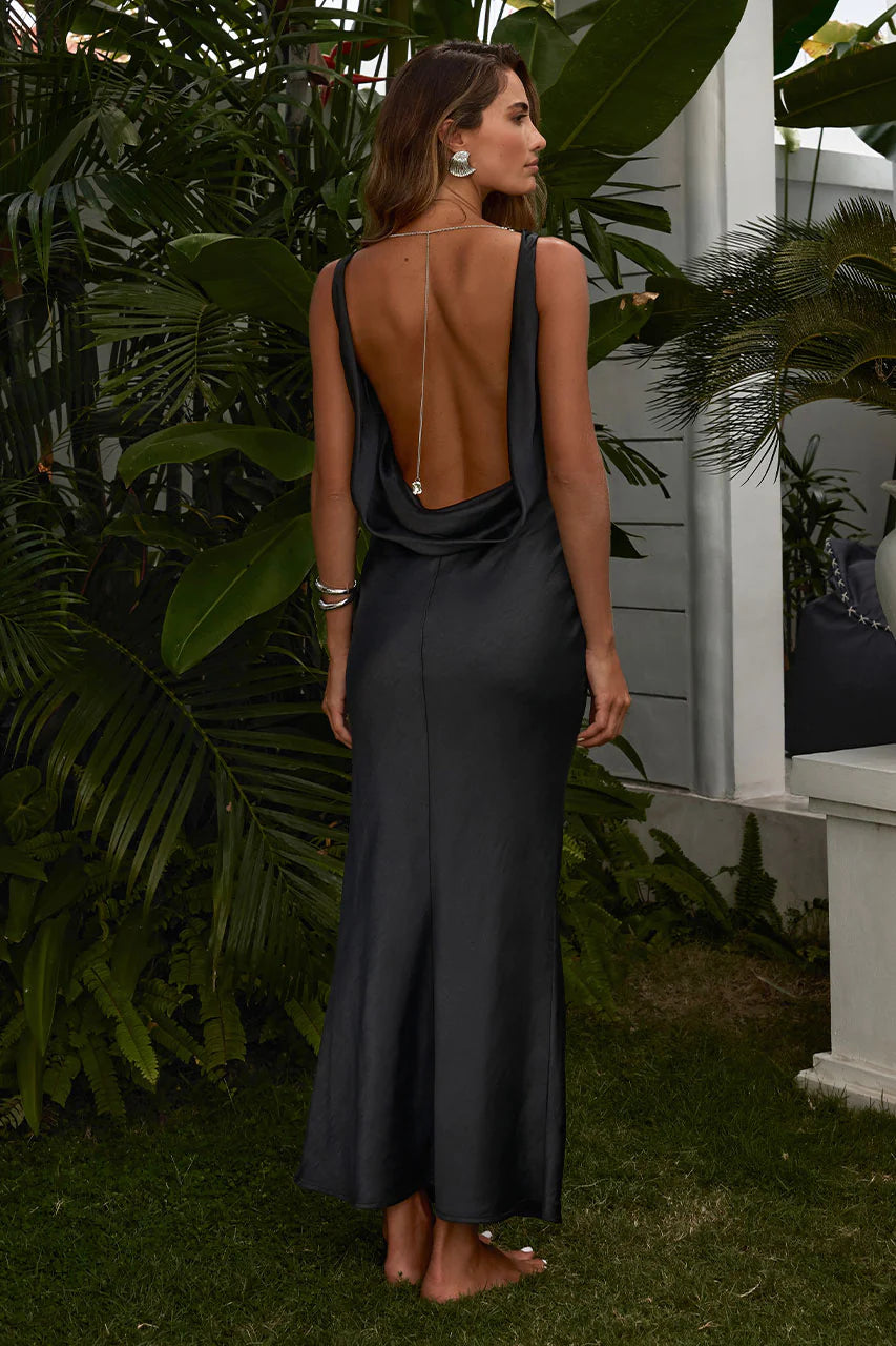 Manon Maxi Dress - Black