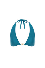 Load image into Gallery viewer, Cube Halter Bikini Top - Ocean
