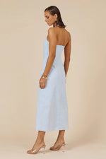 Load image into Gallery viewer, Saphira Long Midi Dress - Ice Blue

