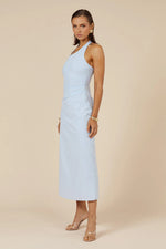 Load image into Gallery viewer, Saphira Long Midi Dress - Ice Blue
