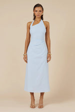 Load image into Gallery viewer, Saphira Long Midi Dress - Ice Blue
