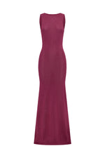 Load image into Gallery viewer, Danielle Knit Maxi Dress - Plum
