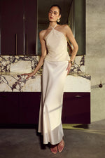Load image into Gallery viewer, Torren Low Waist Maxi Skirt - Pearl
