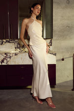 Load image into Gallery viewer, Torren Low Waist Maxi Skirt - Pearl

