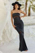Load image into Gallery viewer, Melrose Strapless Dress - Black

