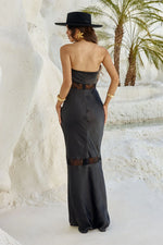 Load image into Gallery viewer, Melrose Strapless Dress - Black
