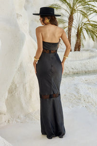 Melrose Strapless Dress - Black