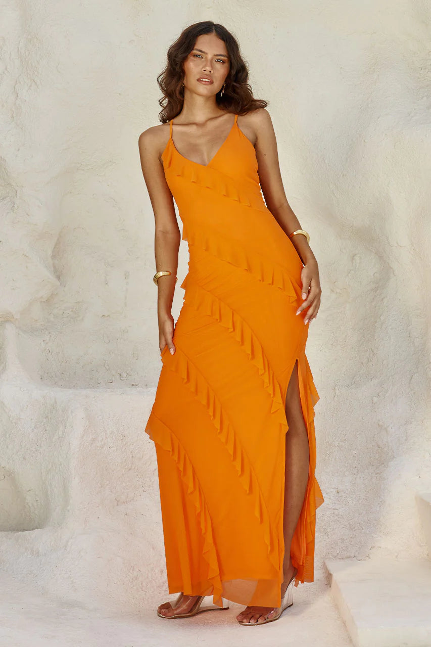 Beloved Maxi Dress - Orange