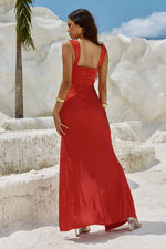 Load image into Gallery viewer, Emeline Maxi Dress - Red
