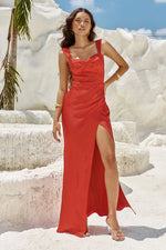 Load image into Gallery viewer, Emeline Maxi Dress - Red
