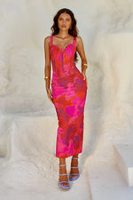 Load image into Gallery viewer, Hilton Midi Dress - Sangria
