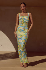 Load image into Gallery viewer, Vivian Maxi Dress - Anacapri Lemon
