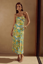 Load image into Gallery viewer, Anacapri Midi Dress - Anacapri Lemon
