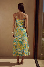 Load image into Gallery viewer, Anacapri Midi Dress - Anacapri Lemon
