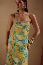 Load image into Gallery viewer, Anacapri Midi Dress - Anacapri Lemon
