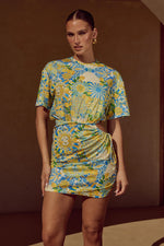 Load image into Gallery viewer, Sarico Mini Dress - Anacapri Lemon
