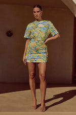 Load image into Gallery viewer, Sarico Mini Dress - Anacapri Lemon
