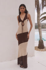 Load image into Gallery viewer, Julie Maxi Dress - Chocolate
