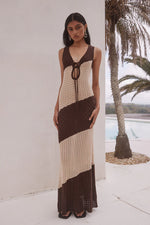 Load image into Gallery viewer, Julie Maxi Dress - Chocolate
