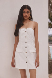 Inara Mini Dress - White