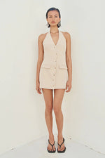 Load image into Gallery viewer, Winifred Mini Dress - Sand
