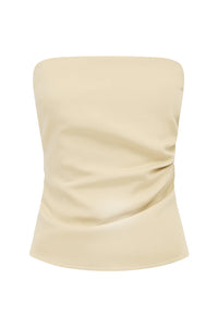 Winifred Strapless Top - Sand