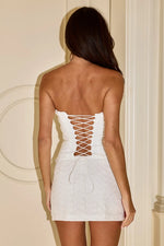 Load image into Gallery viewer, Carrie Strapless Bustier - White

