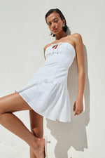 Load image into Gallery viewer, Bronwyn Mini Dress - White
