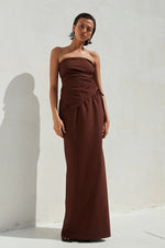 Load image into Gallery viewer, Comalie Maxi Skirt - Chocolate
