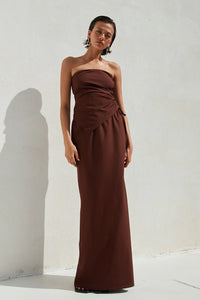 Comalie Maxi Skirt - Chocolate