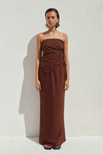 Load image into Gallery viewer, Comalie Maxi Skirt - Chocolate
