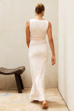 Load image into Gallery viewer, Anita Boat Neck Maxi Dress - Cream
