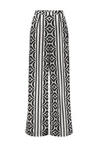 Milani Relaxed Satin Pant - Alara Black